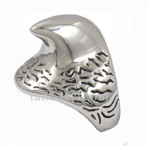 FSR11W71 single eagle or dragon claw horn ring - Click Image to Close